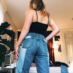 Urban outfitters two tone jeans